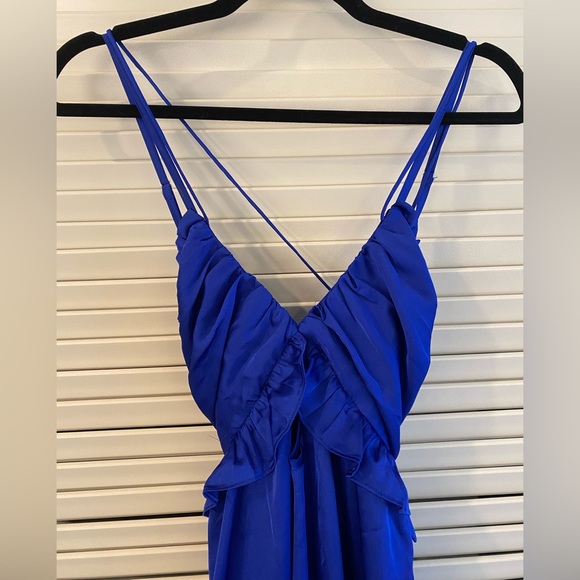 Satin Midi Dress - Picture 3 of 8